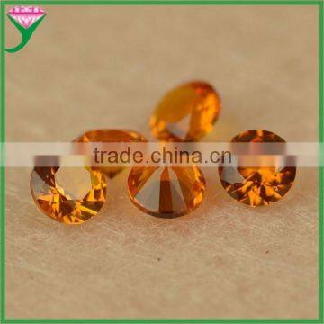 fake golden yellow nano paved semi precious stone gems