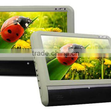 L0279 9 Inch Digital Touch Screen Slimmest Attached Headrest DVD player (Grey Color)