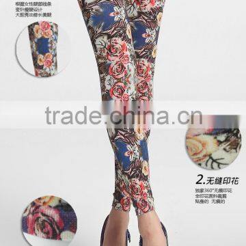 Seamless New Arrival Anti-Foul Ventilated Casual Opaque Floral Design Fashion Dress Women Pantyhose photo-6