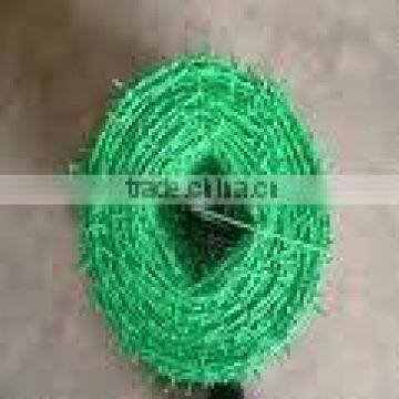 PVC coated Barbed iron wire (factory price)