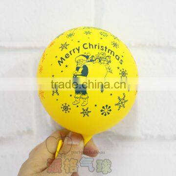 2015 Hot sale colorful 100% nature latex, 12'' 3.2g round shape latex balloon, full printing balloon for kids toys party