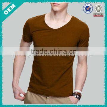 Cotton elastic t-shirts blank dri fit t-shirts wholesale fashionable shirts in China (lyt0300027)