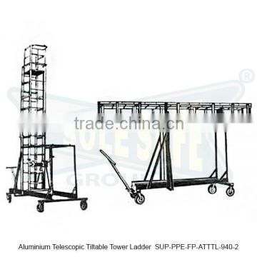 Aluminium Telescopic Tiltable Tower Ladder ( SUP-PPE-FP-ATTTL-940-2 )