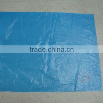 Flat plastic bag