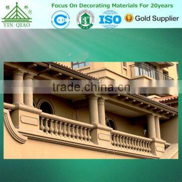 Fireproof Decorative Outside Building Material GRC Baluster Handrail