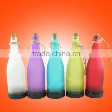 Colorful Solar Energy LED Light up Bottle