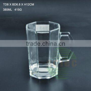 wholesale simple and generous beer glass mug with handle