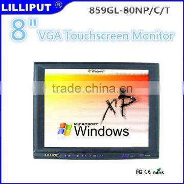 8" computer touch screen monitor with Automotive Stand and VGA Input