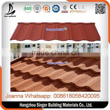 Factory direct sell steel metal Durability roofing tile