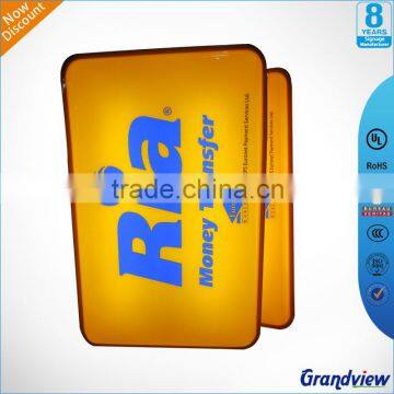 Outdoor thermoforming advertising illuminated box sign