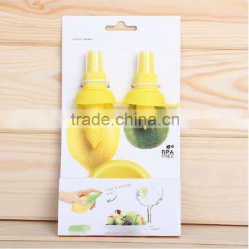 2pc Creative Gift Lemon Juice Sprayer Citrus Lime Orange Spray Squeezer Hand Juicer Juice Maker photo-5