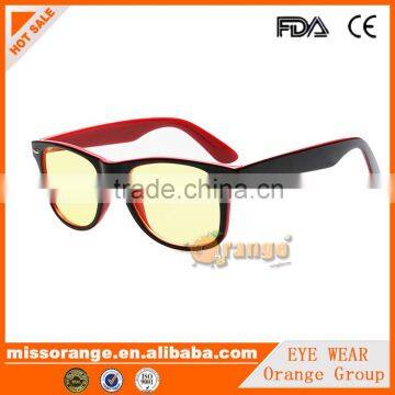 2016 new style anti blue light glasses red frame computer eyeglasses manufacturer