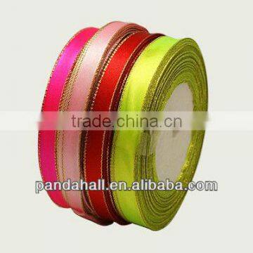 Party Christmas Decoration Wide Satin Ribbon(SRIB-D001-25mm-M2)