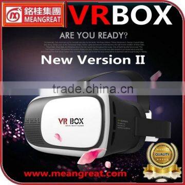 Google Cardboard VR BOX Second Version 3D VR Glasses for 4.7-6.0 inch Cellphones+Remote control