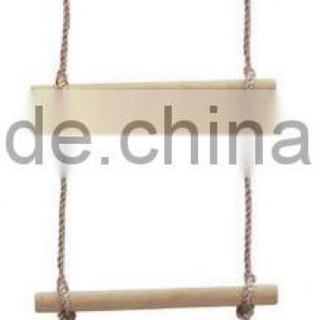 wooden rope ladder