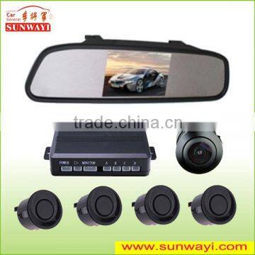 hot sales 4.3inch rear hang video bumper parking sensor