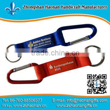 Safety spring aluminium snap hook red carabiner