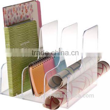 Letter Magazine Sorter, Acrylic Letter Magazine Display Storage