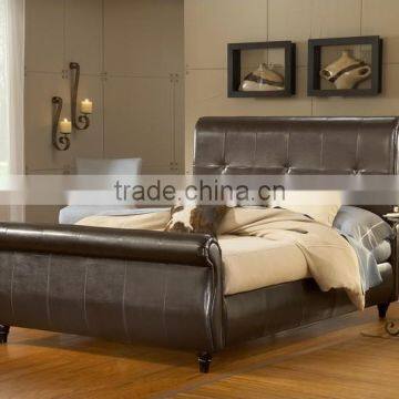 wholesale size sleigh beds, faux leather sleigh beds for UK, cheap sleigh beds queen size