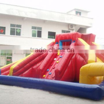 factory price safety inflatable slide with ladder for sports