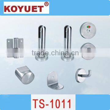 High quality Precicion Casting304 Pure Stainless steel cubicle hardware Toilet partition accessories