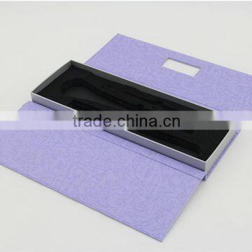 Purple and Yellow Cosmetic Brush Packaging Box photo-2