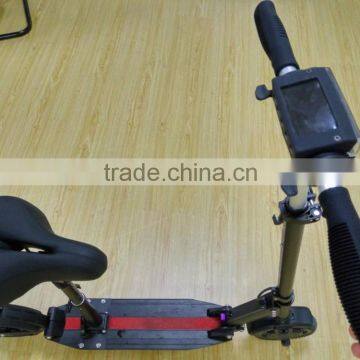 China Htomt Electric Bicycle Germany Foldable Electric Scooter Seat 350W Hub Motor Folding Mobility Scooter photo-6