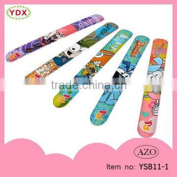 Manufacturer Cheap Promotion Kids Silicone Fashion Snap Band