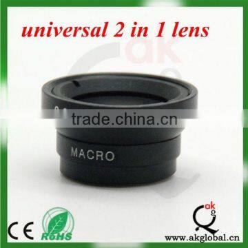 0.67x wide angle macro lens for cellphone