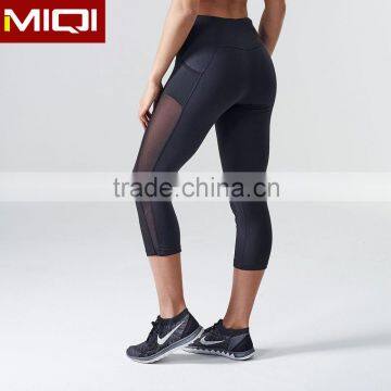 China Manufaturer Moisture Wicking Cottony Ladies Crops Spandex Yoga Leggings photo-2