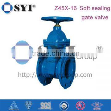 Z45X-16 Soft sealing russia gost gate valve of SYI