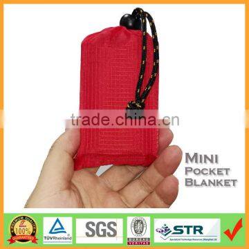 New!! Mini Pocket Blanket, Ultralight Hiking Picnic Blanket with enhanced waterproof from 11-year manufacturer