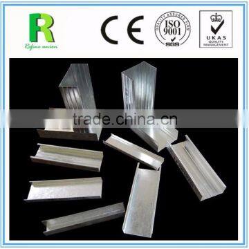 Gvanized Steel C Channel/Metal Stud Sizes For Gypsum Drywall photo-3