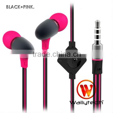 2013 Wallytech WHF-124 Metal Earphone For mobile phone