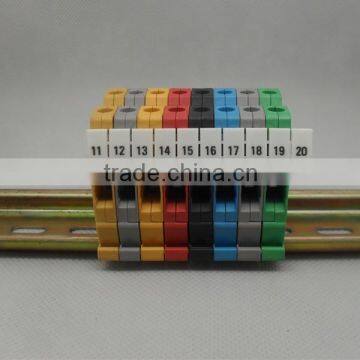 Mrk terminal number code plastic number sheet