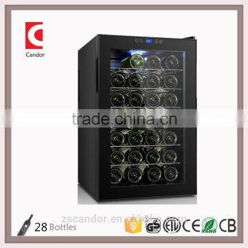 Candor: 28 Bottles Thermoelectric Wine Chillers with LCD Display with ETL/CE/ROHS CW-80FD