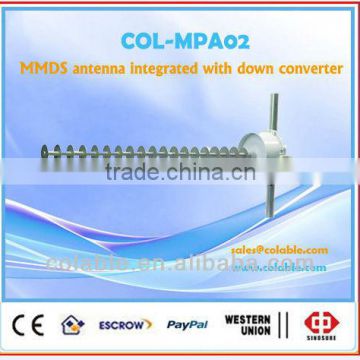 COL-ADC MMDS antenna integrated with down converter.