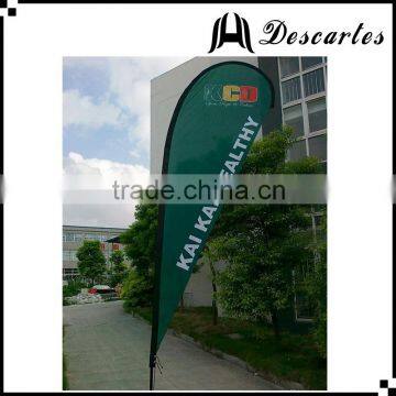 Double side teardrop flying banner/beach flags/advertising flags and banners for customized