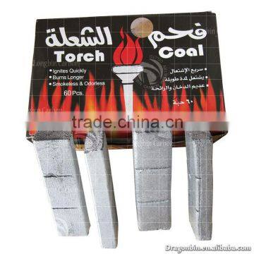 2014 the best quality of torch coal, 2 hours burning and 8000cal heat value