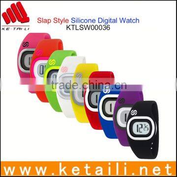 Cheap promotional gifts silicone rubber wristband watch, silicone sports watch