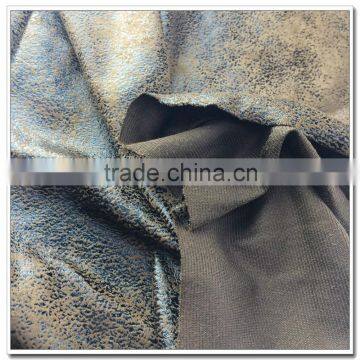 Bronzing Tricot Suede Bonded With T/C Suede Sofa Fabric photo-5
