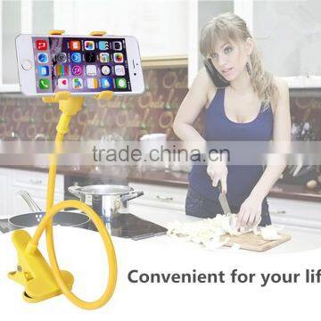 360 Rotating Flexible Long Arm Cell Phone Holder Stand Lazy Bed Desktop Tablet Car Selfie Mount Bracket for Universal Phone