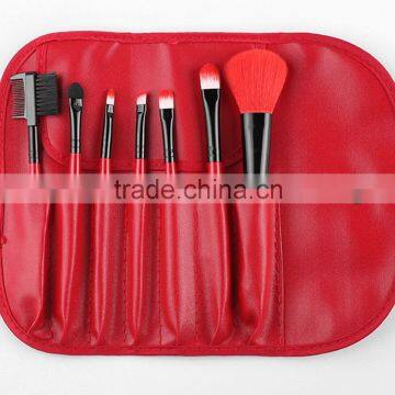 7pcs/set makeup brush synthetic hair for wholesale