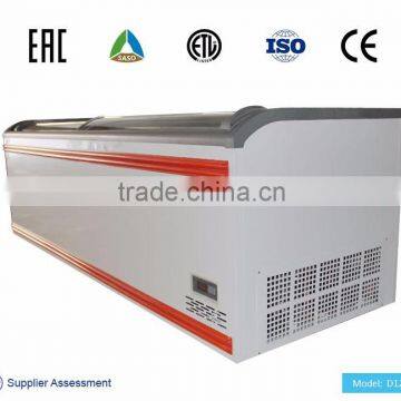 Energy Saving Supermarket Slide Door Chest Freezer