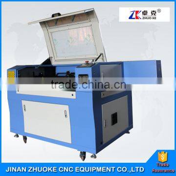 130W RECI CO2 laser cutting machine with industry chiller optional ZK-9060 900*600mm