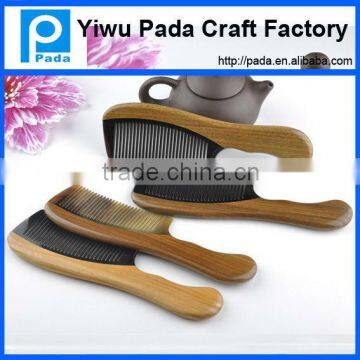 Wooden Hair Comb with Handle