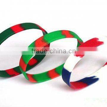 Colorful printing silicone bracelets