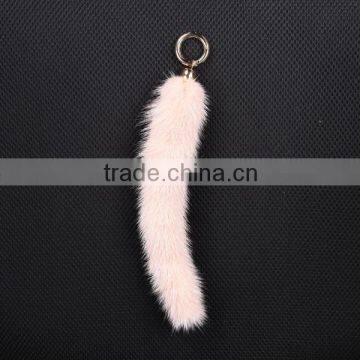 High quanlity fur keychain/mink tail fur keychain/mink fur accessories keychain KZ160053                        
                                                Quality Choice