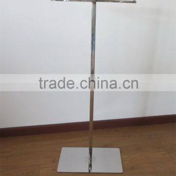 T Arm Powder Coating Chrome Shopping Mall Display Stand photo-2