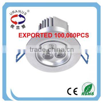 high lumen adjustable saving energy 3000 200mm led downlight